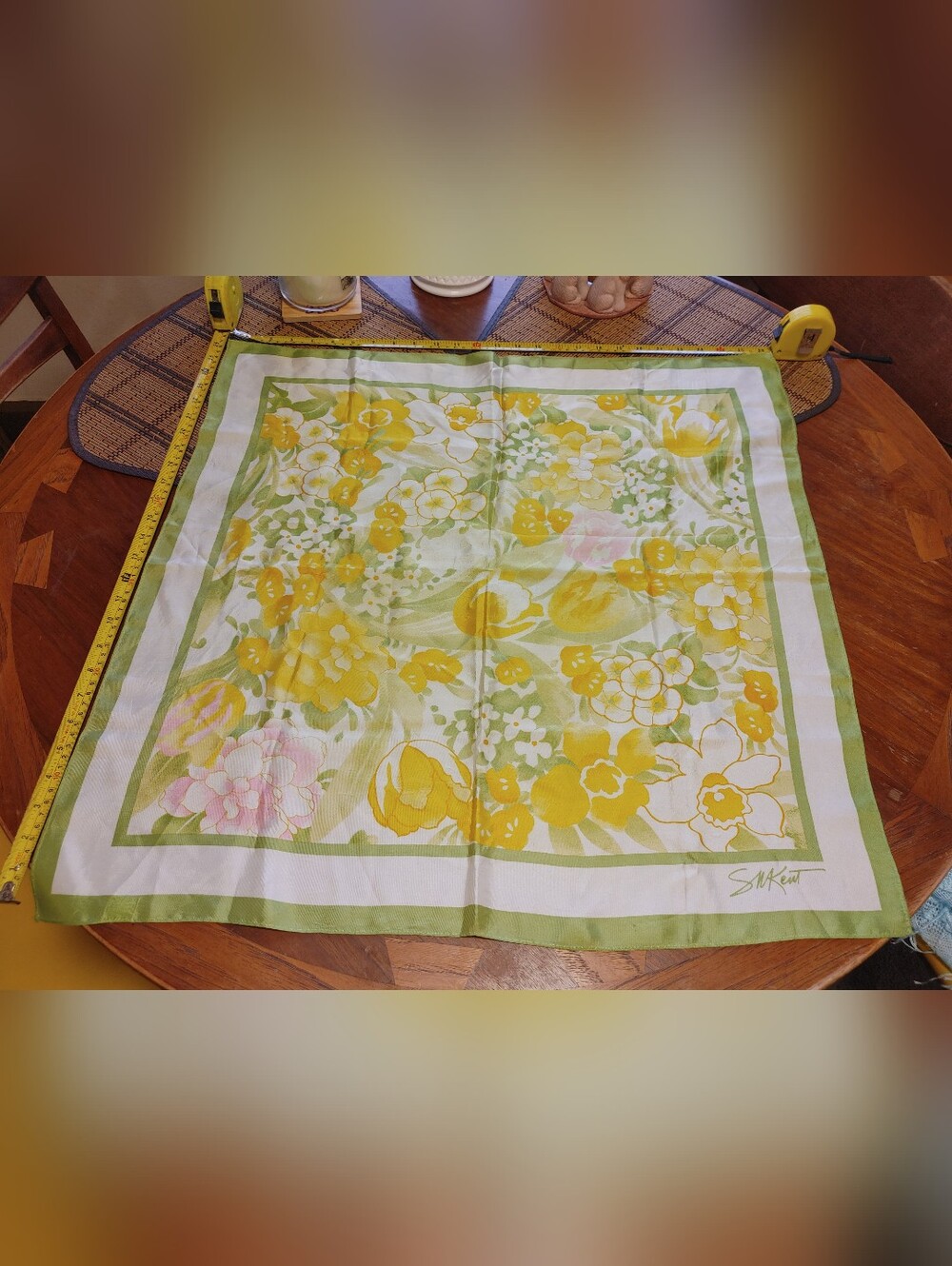 Vintage Circa 1977 Flower Power Avon Scarf